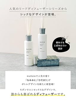 Amazon.co.jp: mottole(モットル) リードディフューザー WHITE
